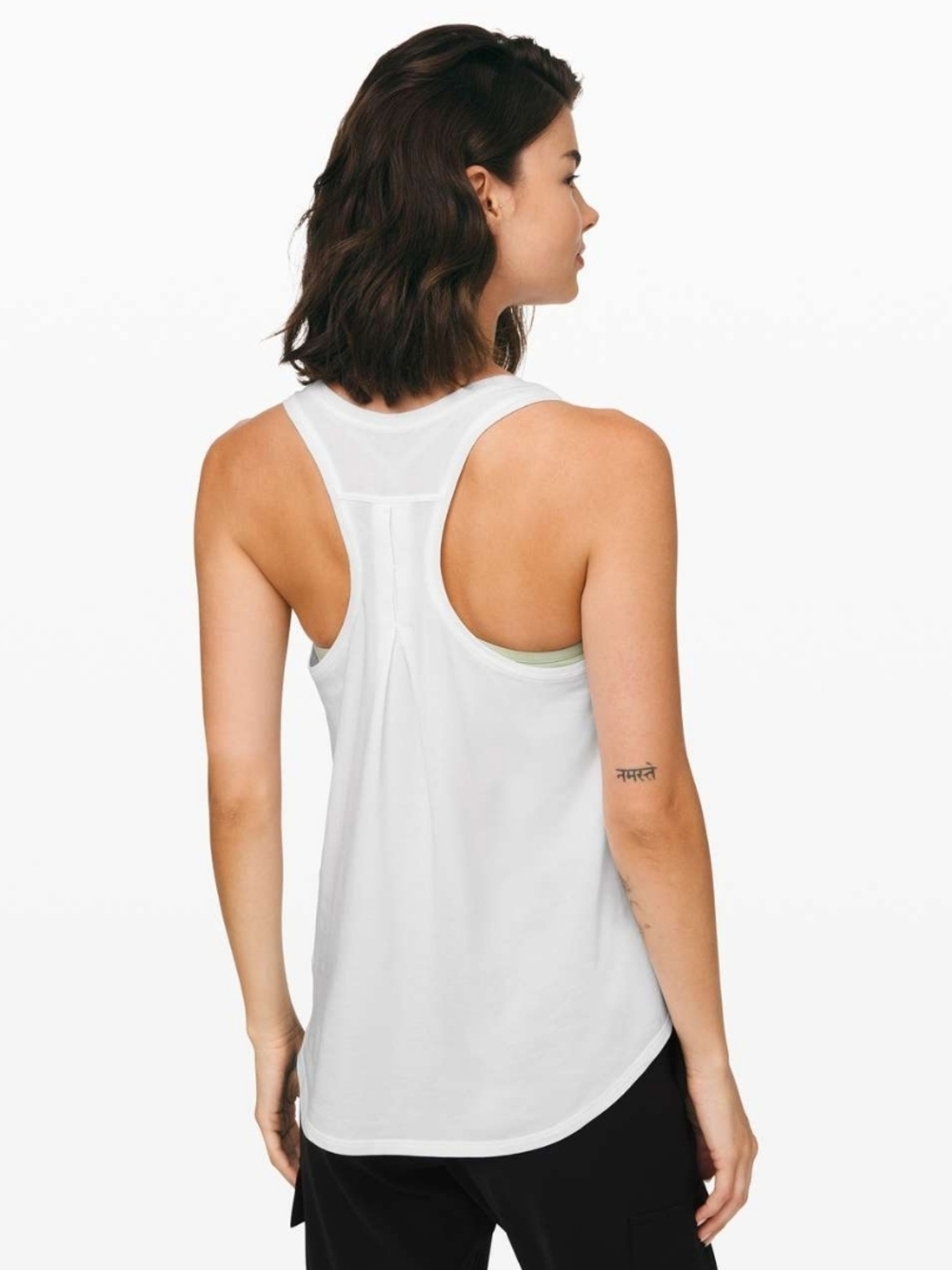 Lululemon Love Tank *Pleated Women's White Racerback Tank Top